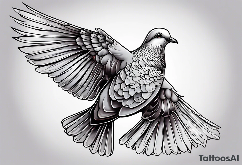 A dove tattoo idea
