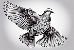 A dove tattoo idea