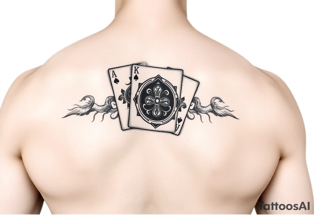 Für die außenseite vom unterarm 
Poker karten von ass bis bube in piek
Würfel tattoo idea