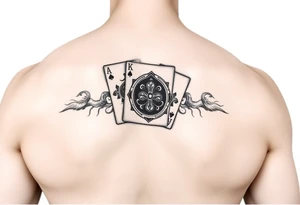 Für die außenseite vom unterarm 
Poker karten von ass bis bube in piek
Würfel tattoo idea