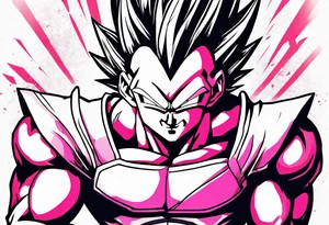 Vegeta sacrifice against buu tattoo idea