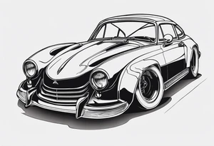 car tattoo idea