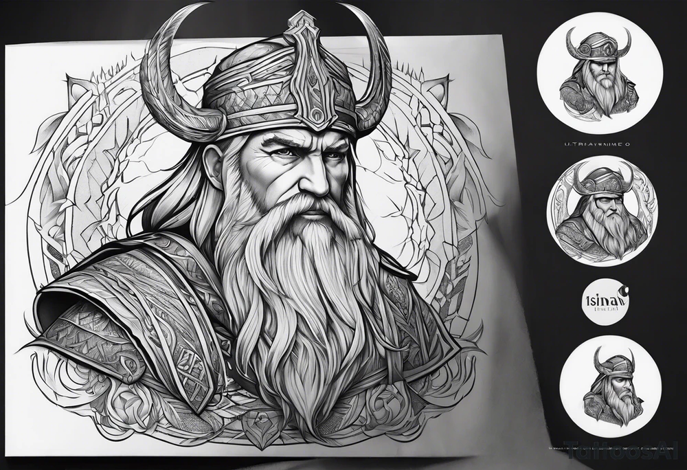 iskandinav, odin tattoo idea