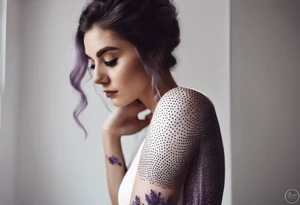 lavender tattoo idea