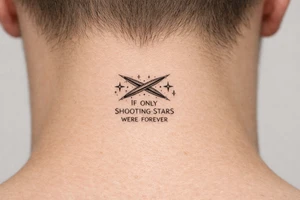 If only shooting starrs were forever tattoo idea