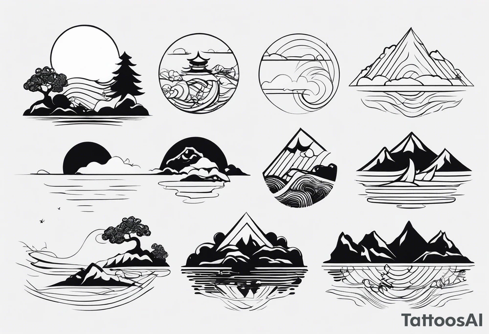 小狼在山上 tattoo idea
