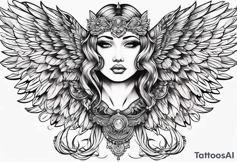 Wings tattoo idea