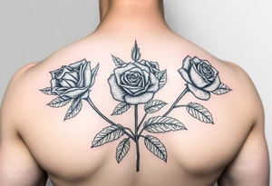 The name Clark. Roses weed tattoo idea