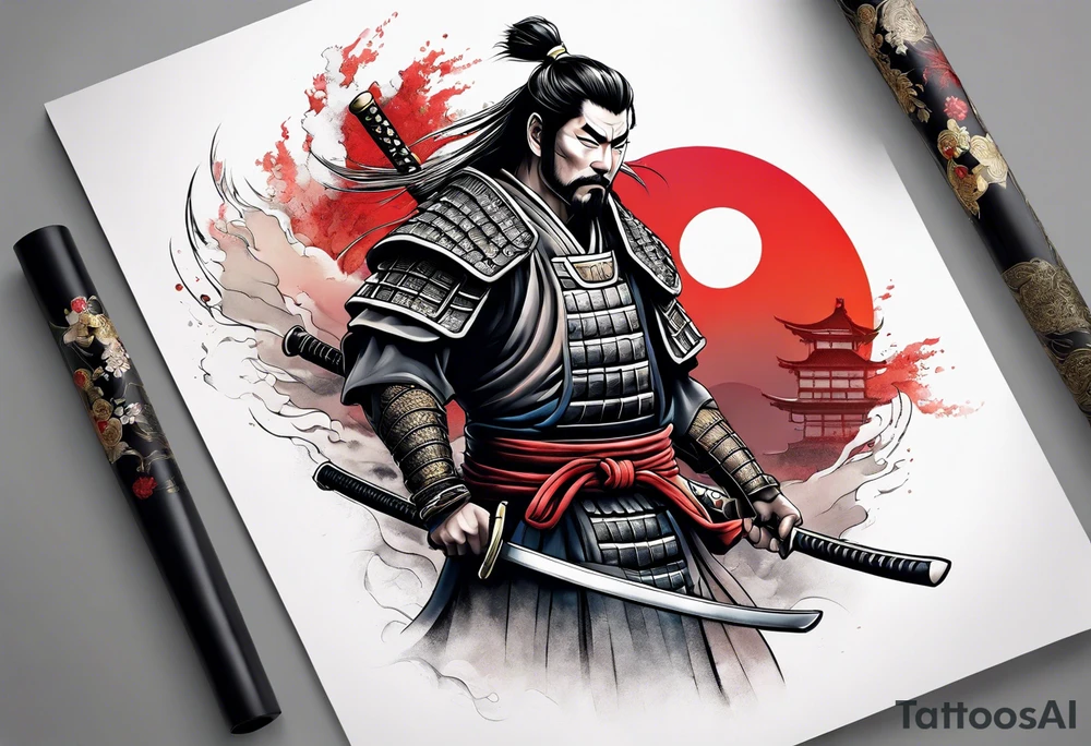 Samurai tattoo idea