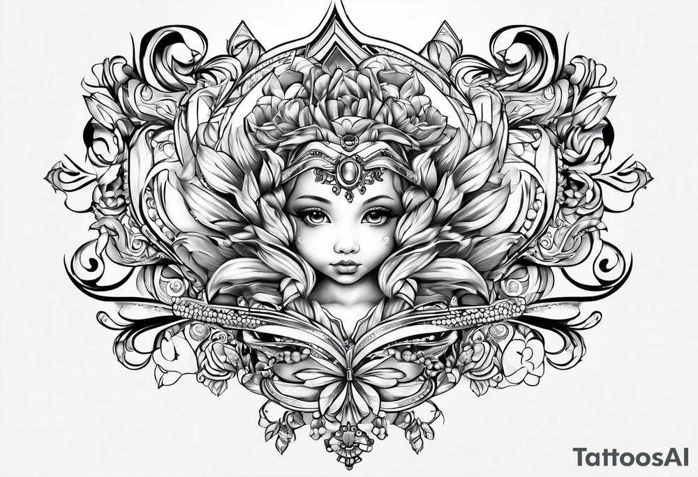 Baby ideas name Honor tattoo idea