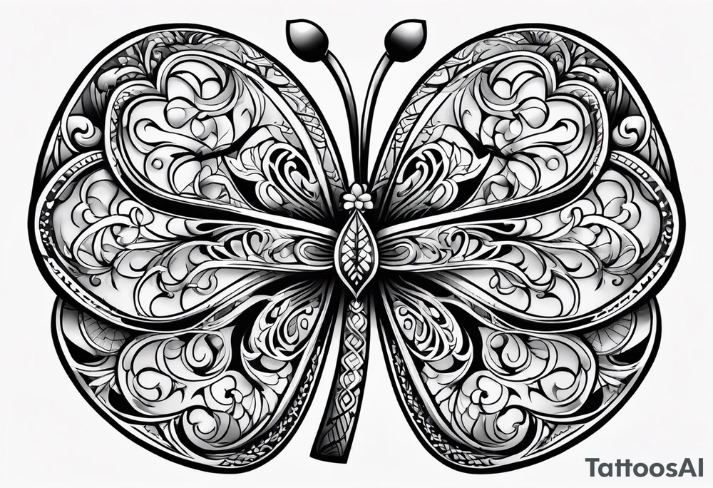 4 leaf clover tattoo idea