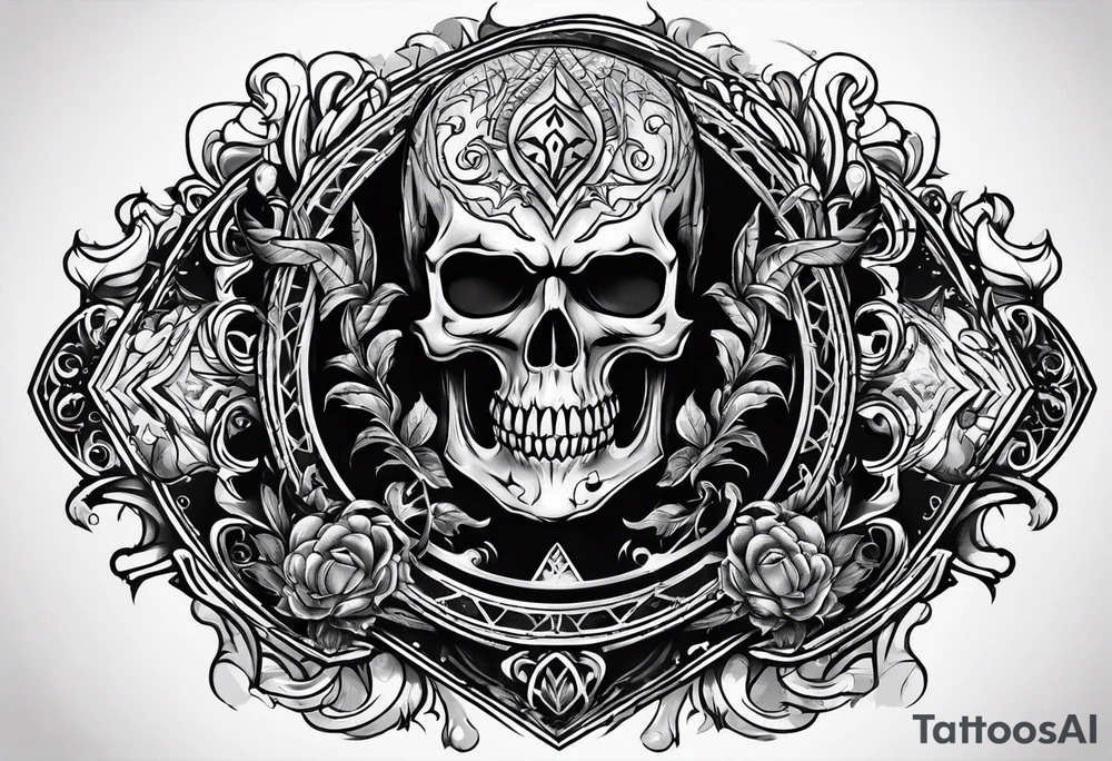 necromancer logo tattoo idea