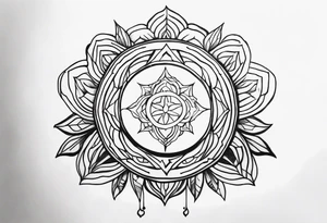 powerful majestic strength resilience dream tattoo idea