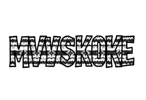 The word “MVSKOKE” shaded with Pendleton print tattoo idea