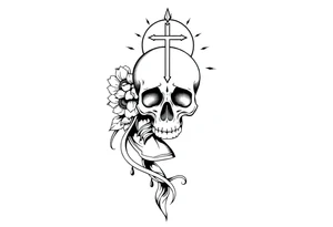 Life and death tattoo idea