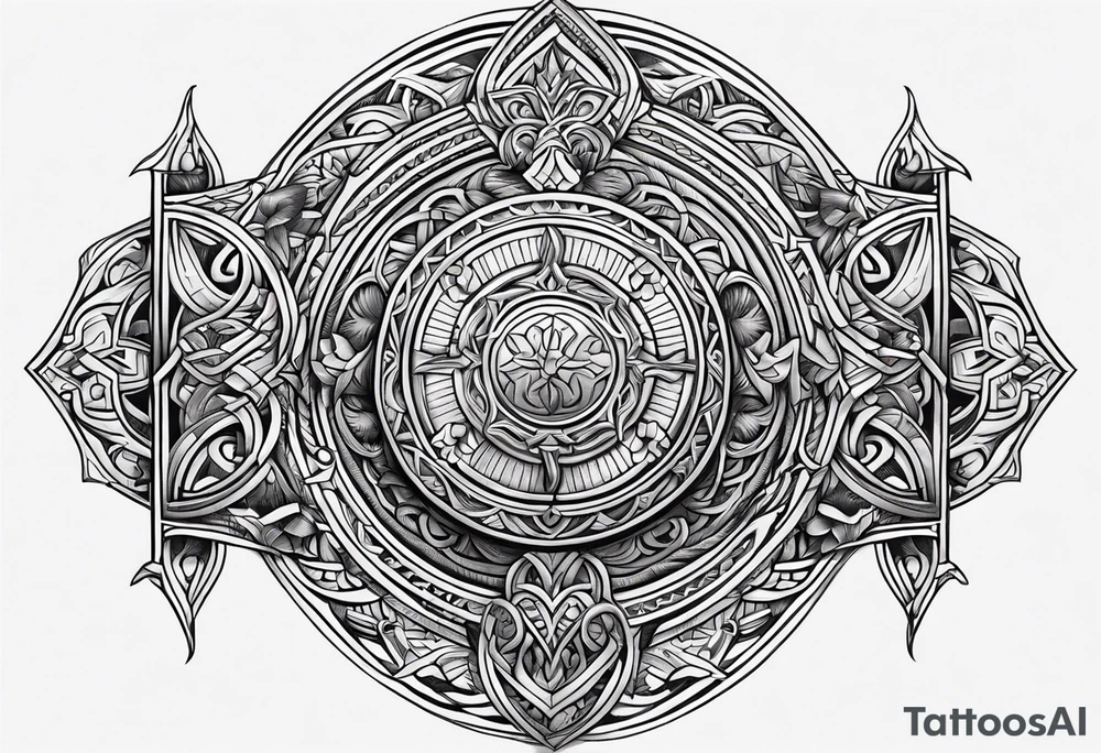 Viking ornament tattoo idea