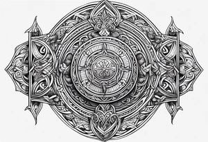 Viking ornament tattoo idea