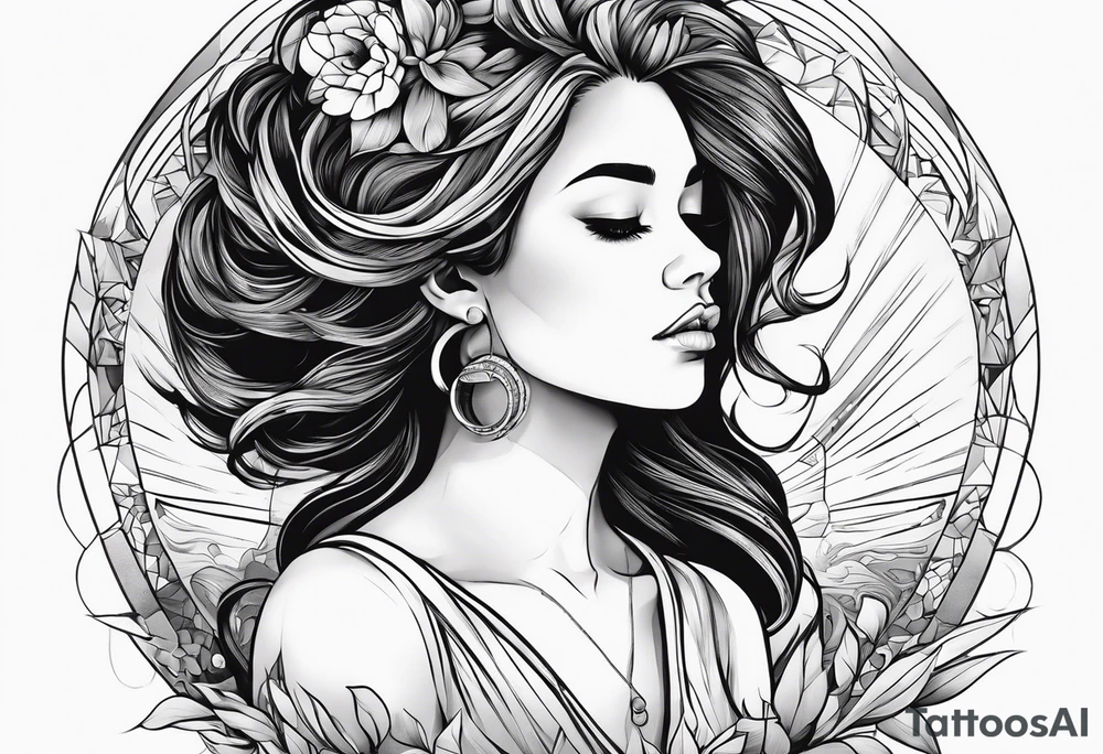 Girl, don't hang your head low. Don't you lose your halo tattoo idea