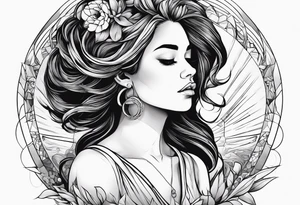 Girl, don't hang your head low. Don't you lose your halo tattoo idea