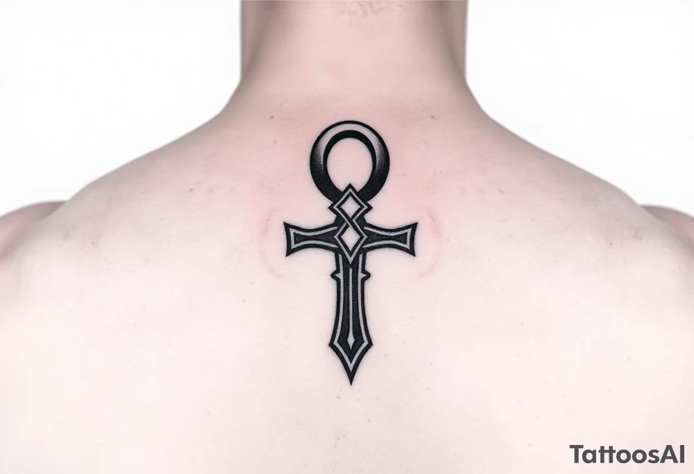 Small Ankh tattoo idea