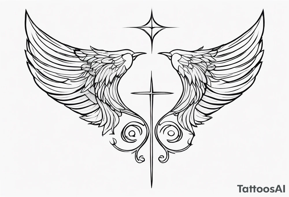 angels tattoo idea