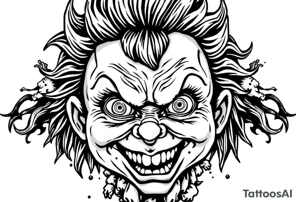 chucky tattoo idea
