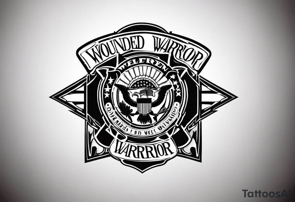 Wounded warrior tattoo idea