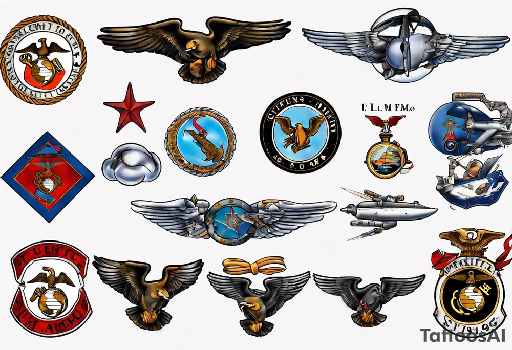 6048 Flight Equipment USMC Tattoo tattoo idea