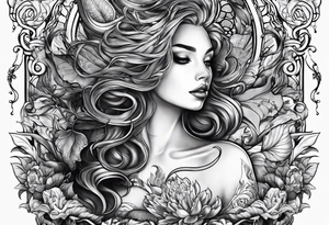 Arraia swimming tattoo idea