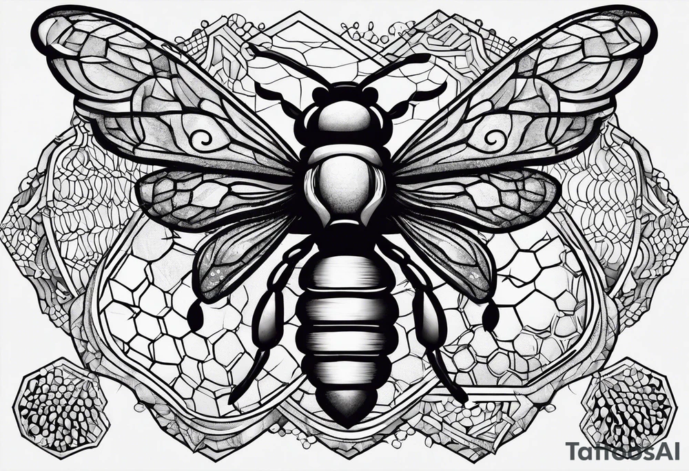 Honeycomb tattoo idea