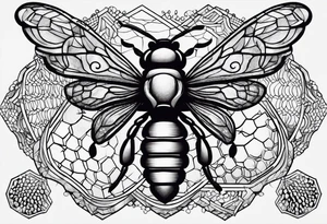 Honeycomb tattoo idea