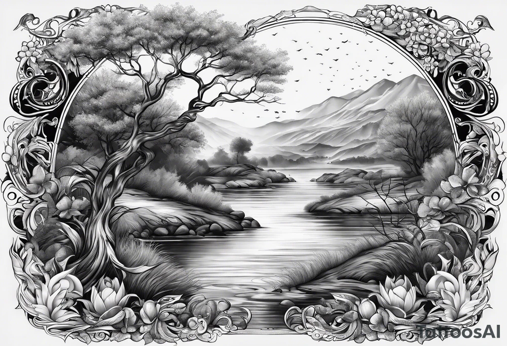 Represente la distance entre 2 personnes qui s aiment dans une goutte d eau tattoo idea