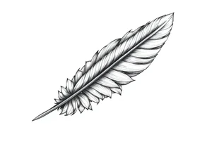 Feather tattoo idea
