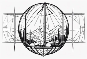 Lighting the world tattoo idea