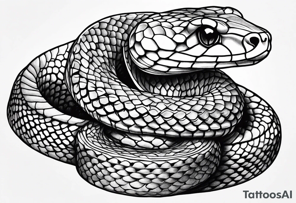 Litle snake tattoo idea