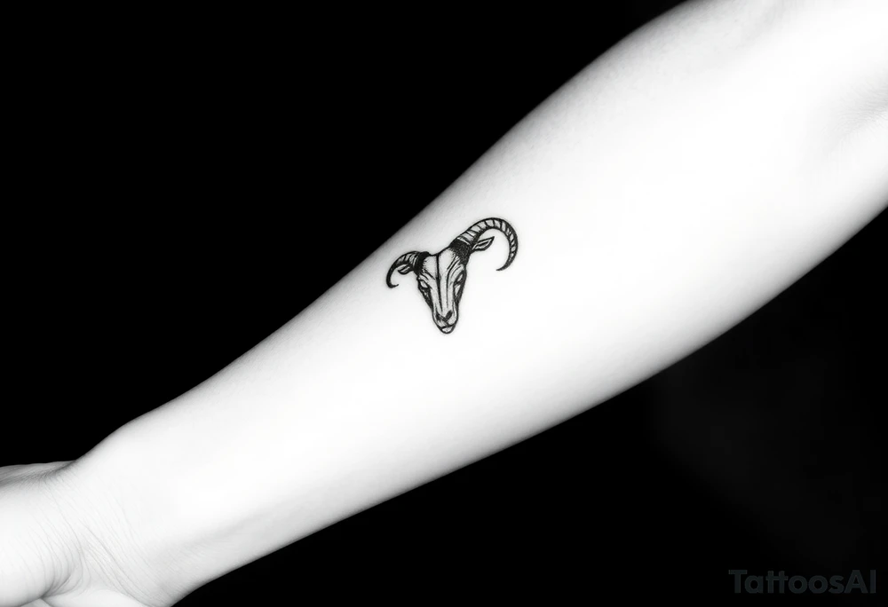armband aries zodiac sign tattoo idea