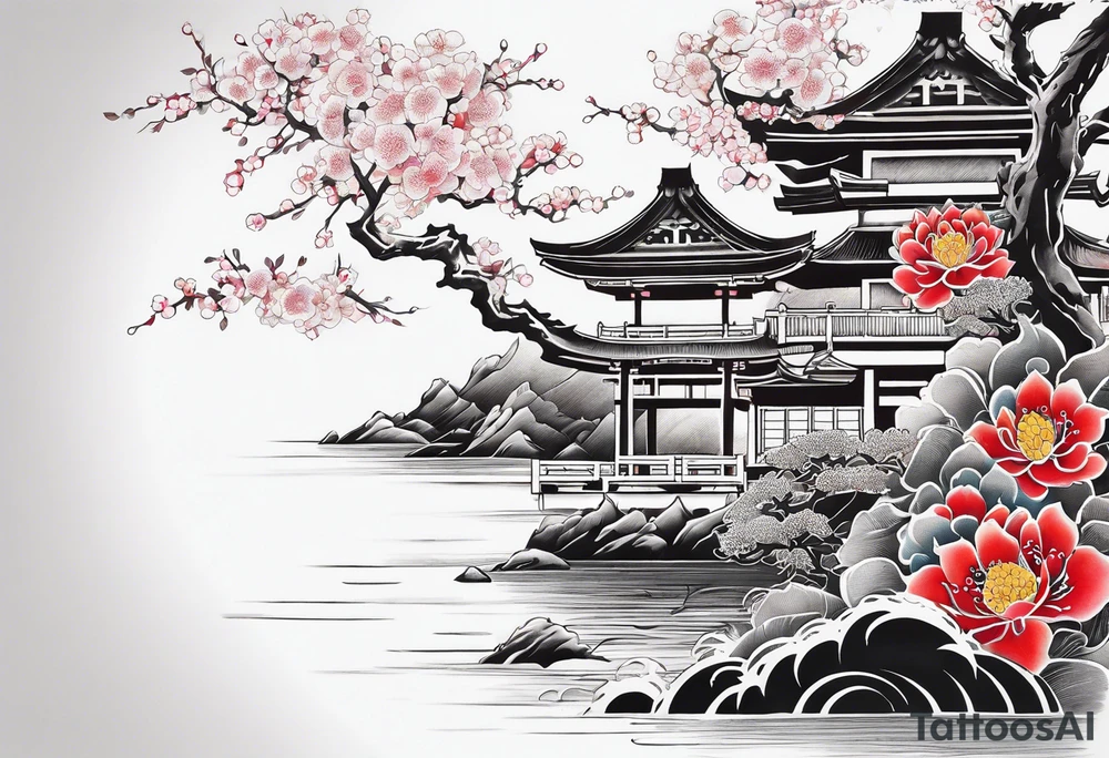 Family half sleeve tattoo idea