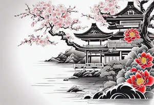 Family half sleeve tattoo idea