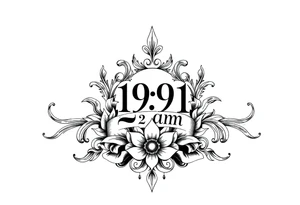 Est. 1991  2:22 am tattoo idea