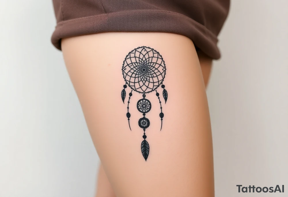 dreamcatcher tattoo idea