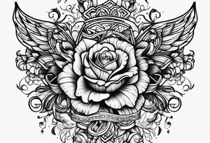 Long Tattoo Ribbons tattoo idea
