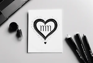 An M2 with a heart tattoo idea