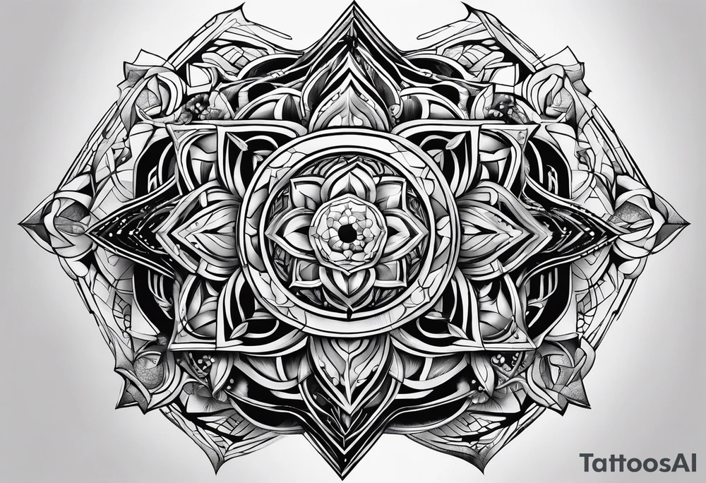 Tesseract tattoo idea