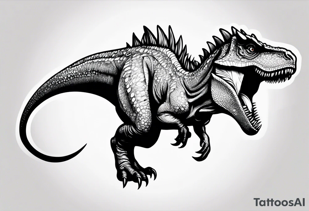 dinosaur tattoo idea