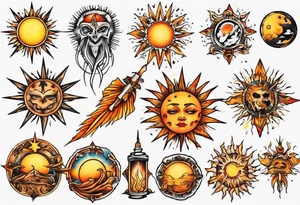 sonne tattoo idea