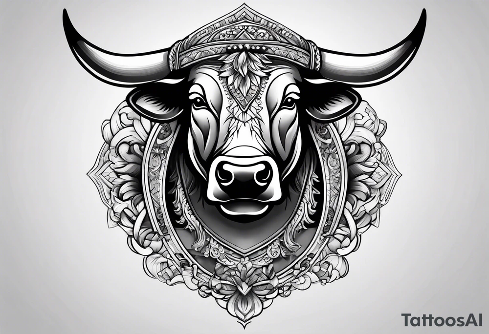 Bull tattoo idea