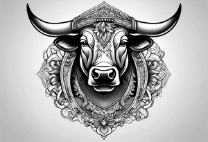 Bull tattoo idea