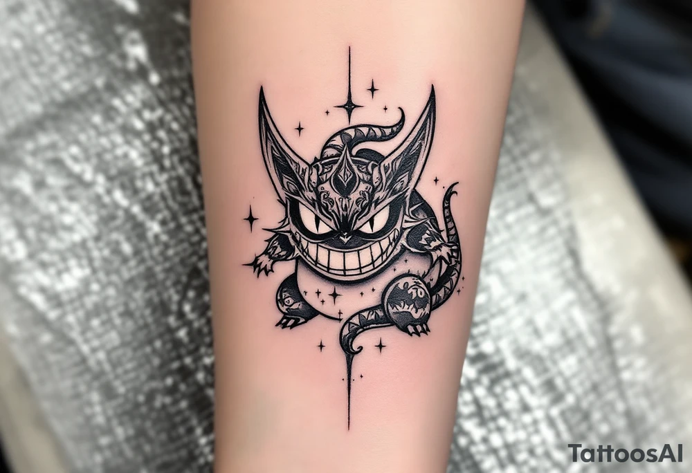 gengar pokemon tattoo idea