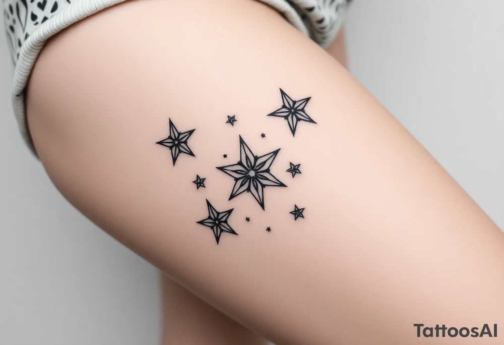 Stars tattoo idea