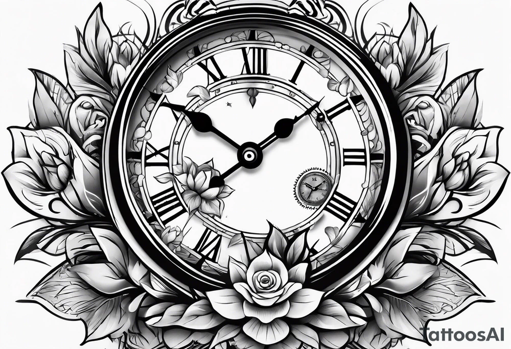 Clock tattoo idea